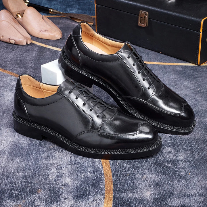 Galleria Apron-Toe Derby Shoes