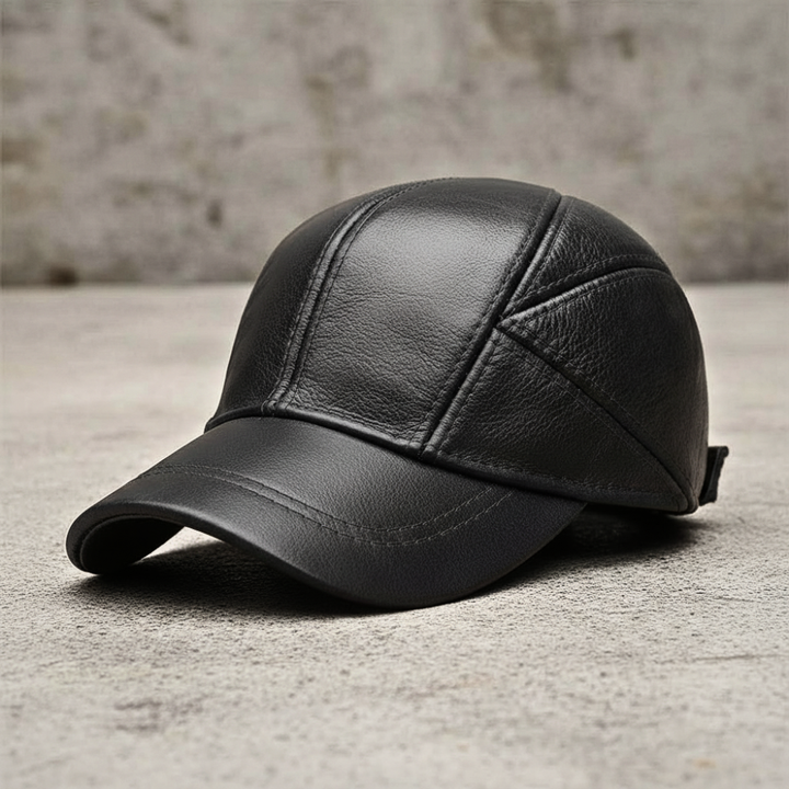 Stonebrook Leather Cap