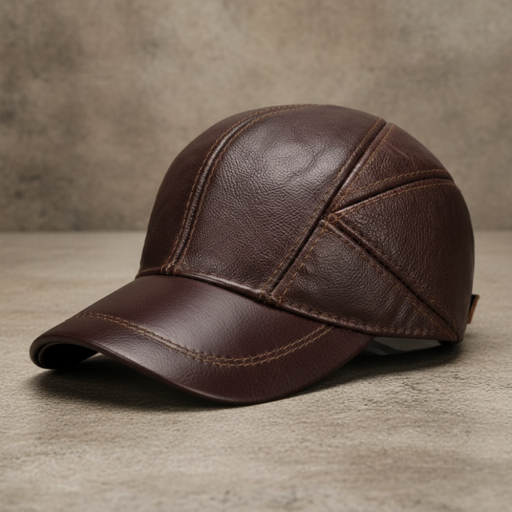 Stonebrook Leather Cap