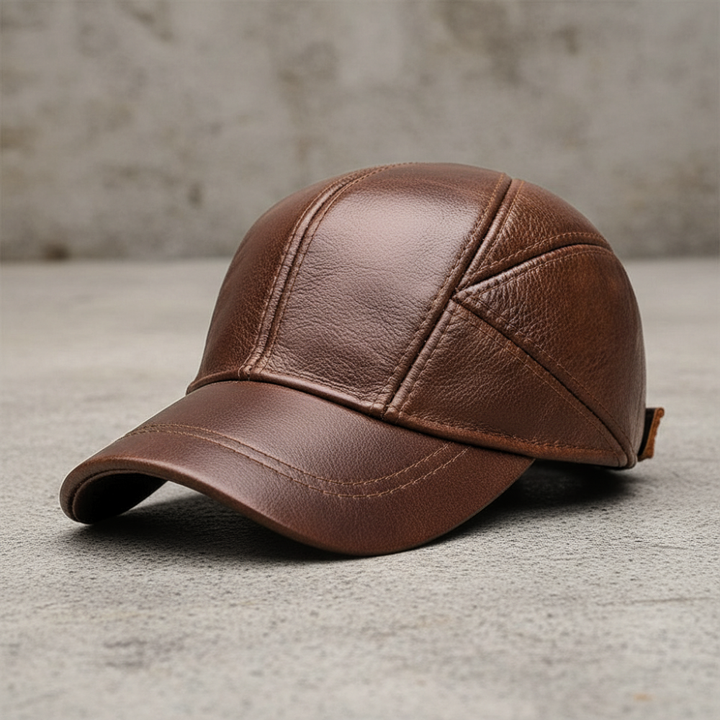 Stonebrook Leather Cap