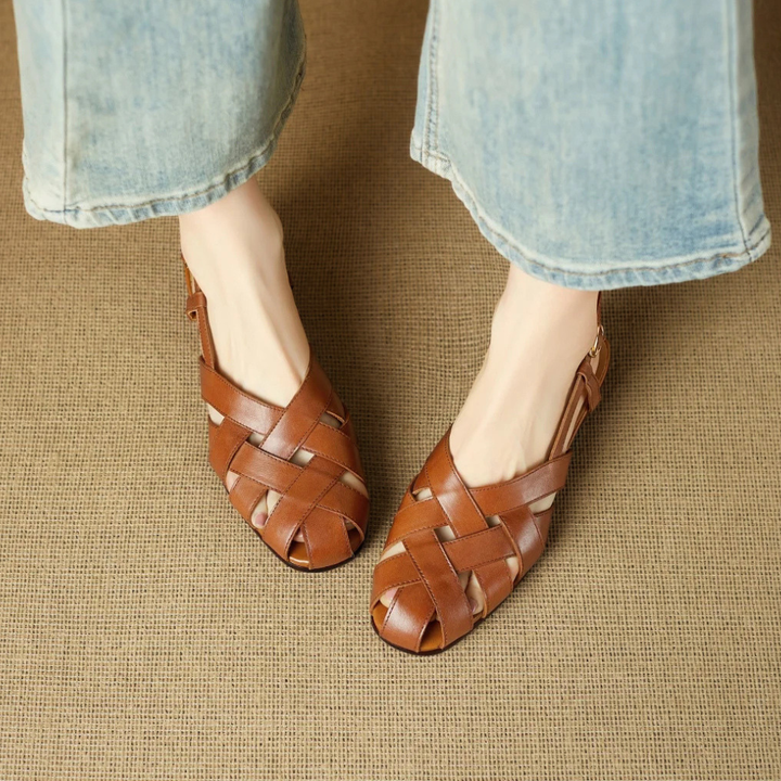 Tressa Woven Slingbacks