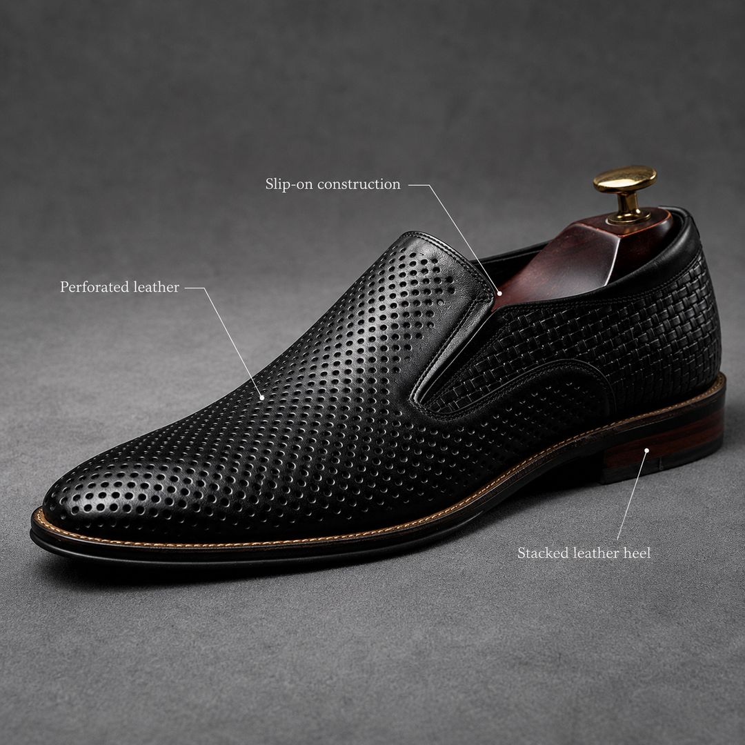 Perfora Leather Loafers