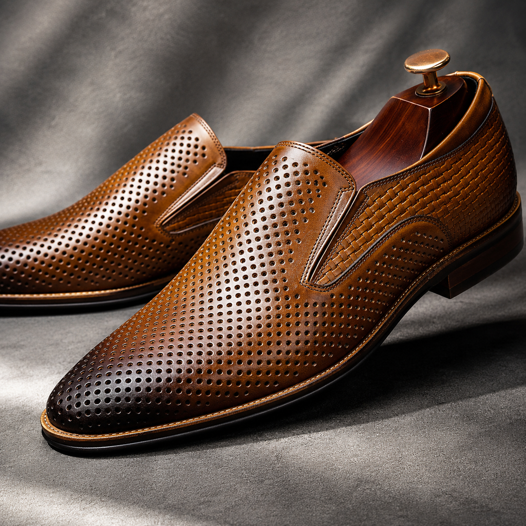 Perfora Leather Loafers