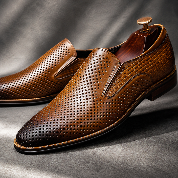 Perfora Leather Loafers