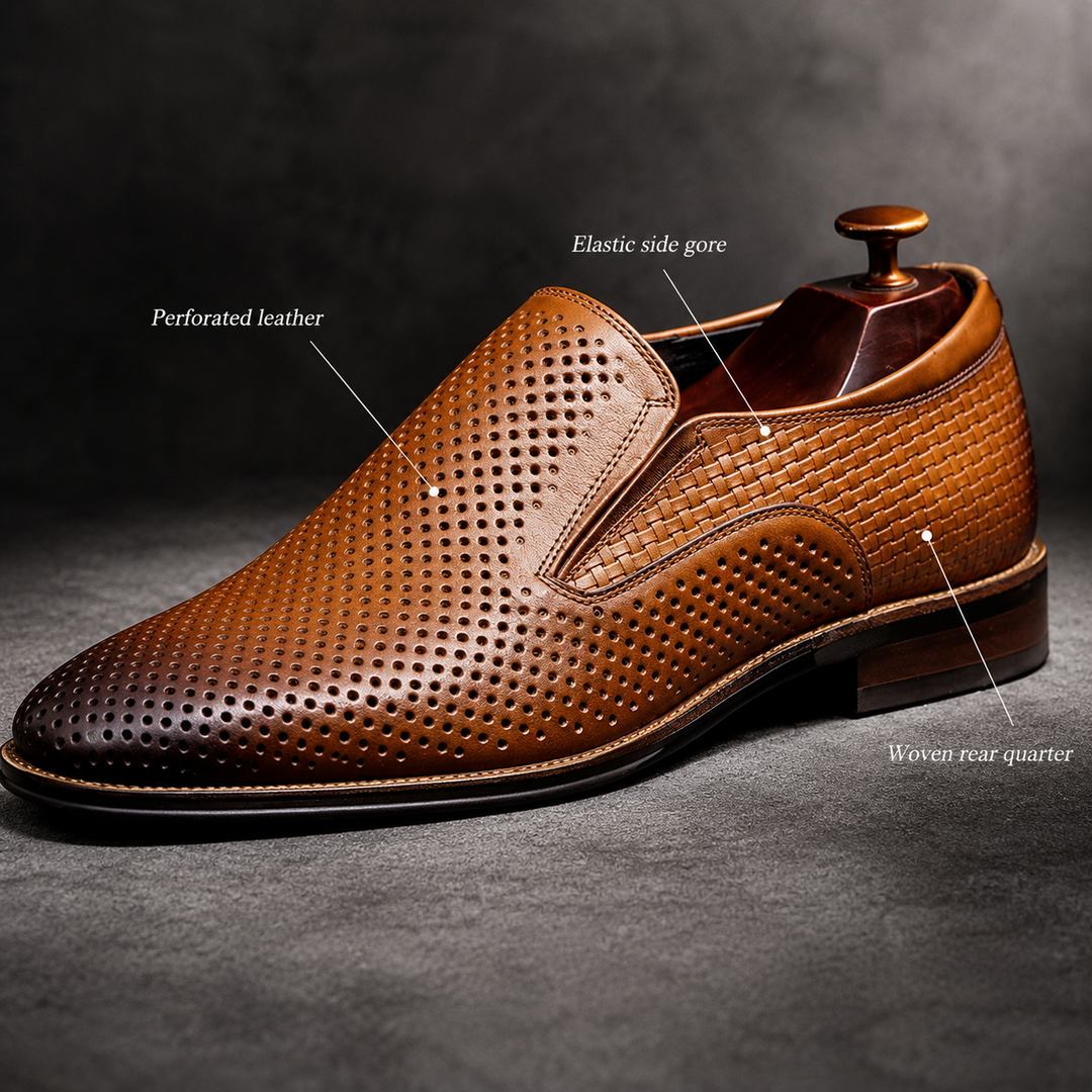 Perfora Leather Loafers