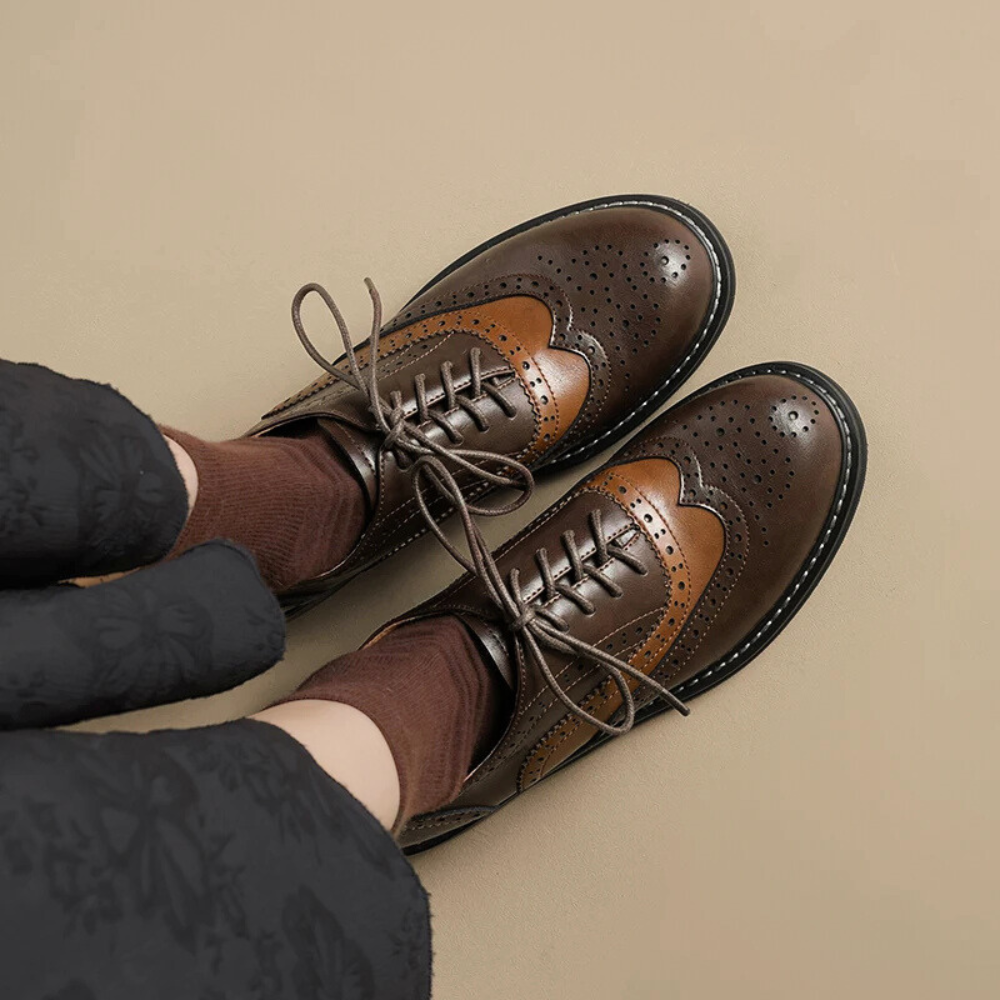 Tuxedo Wingtip Oxfords