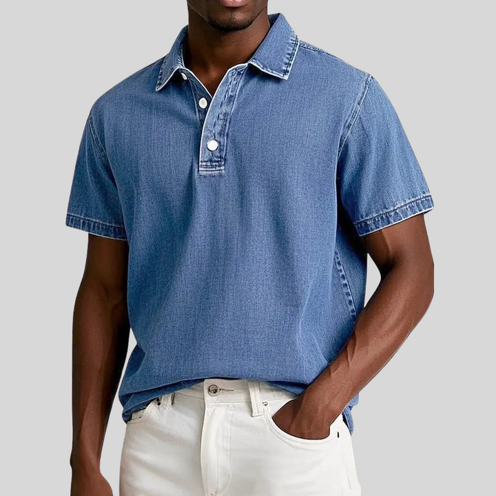 Denim Mercer Polo