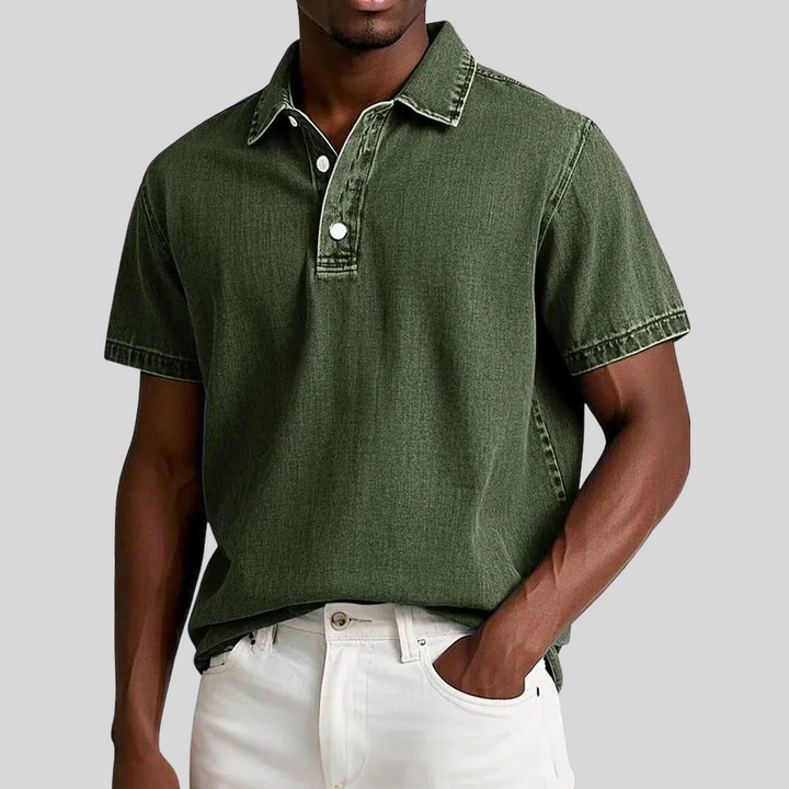 Denim Mercer Polo