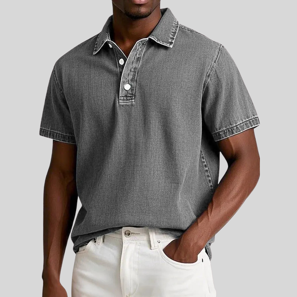 Denim Mercer Polo