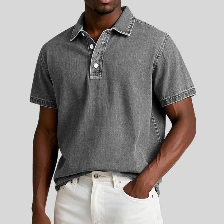 Denim Mercer Polo