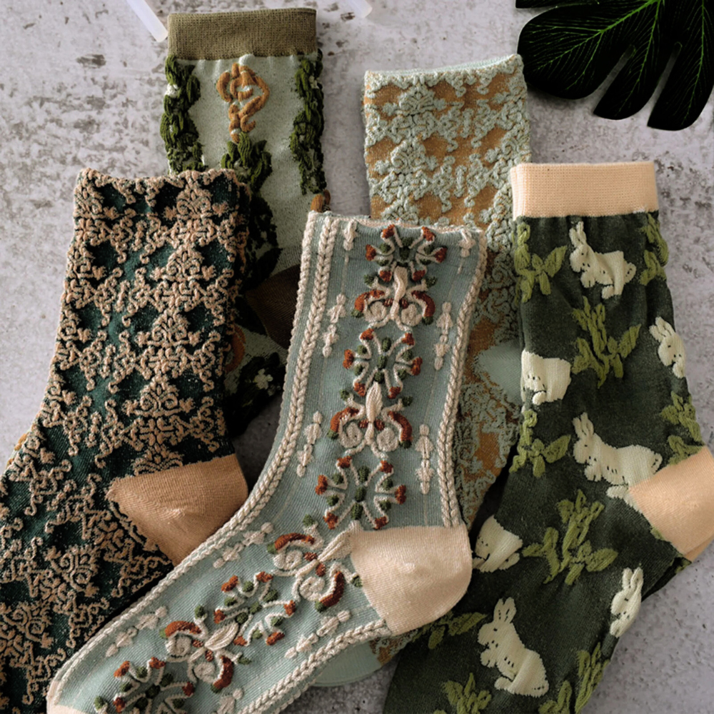 Wintergreen Heirloom Socks