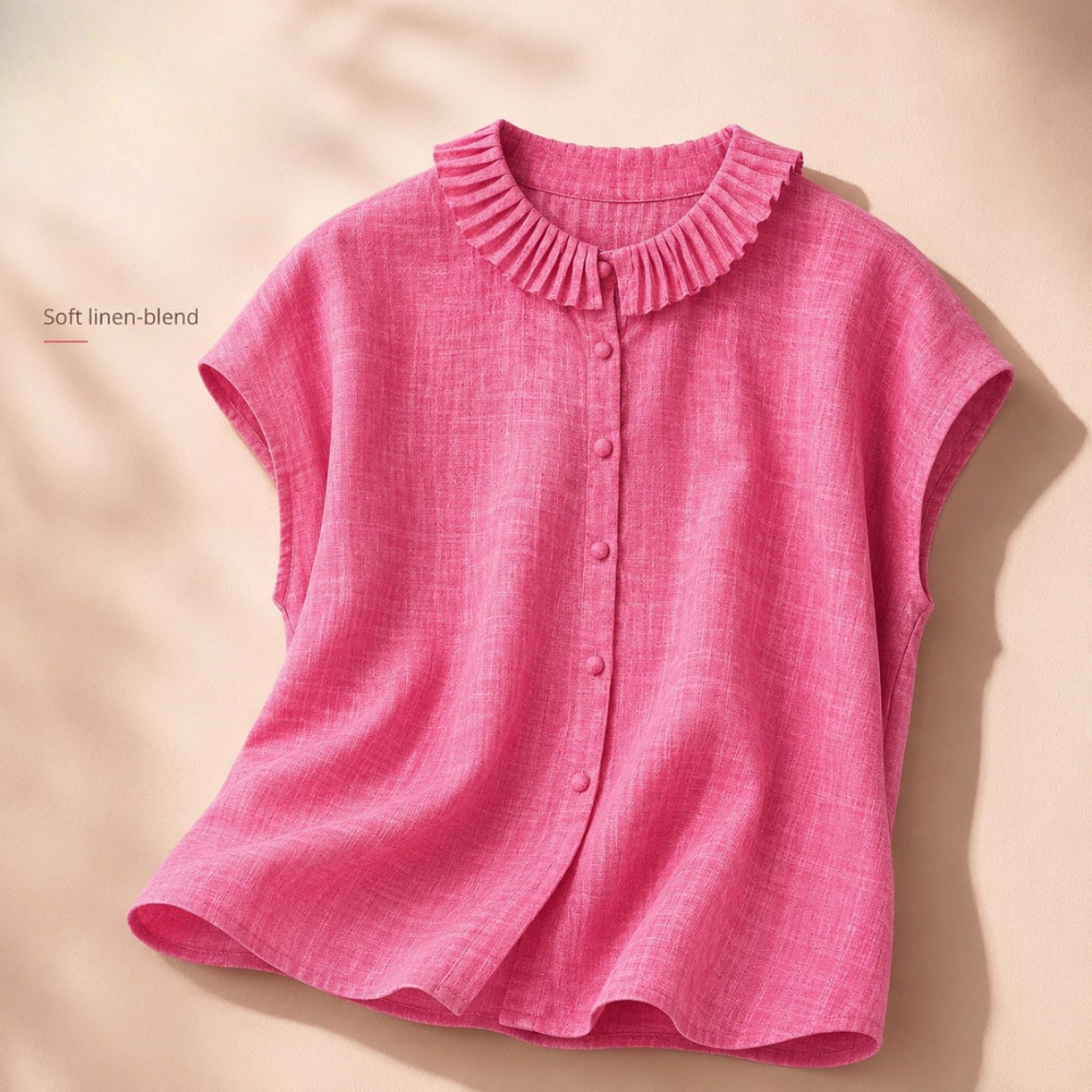 Pleatra Ruffle Blouse