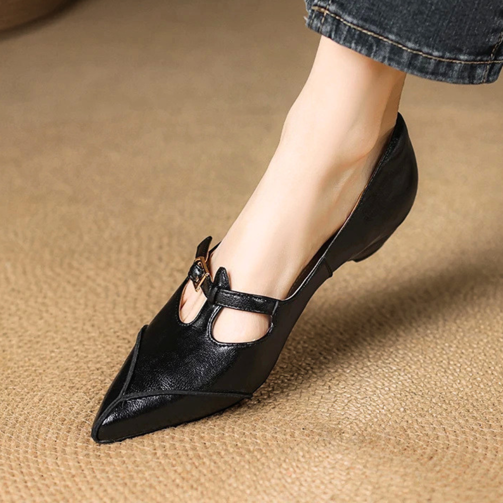Vexa Leather Heels