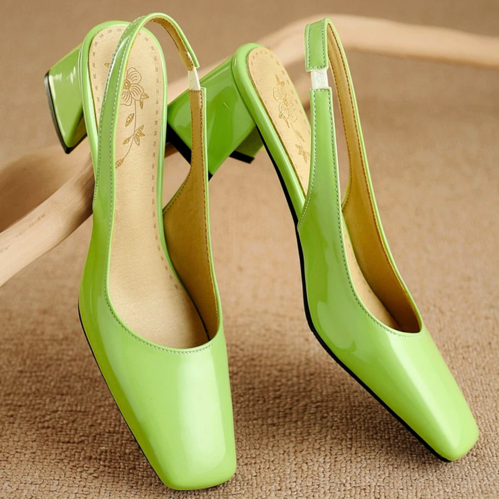Selena Lacquer Slingbacks