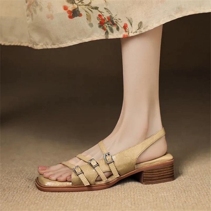 Brielle Buckle Slingbacks