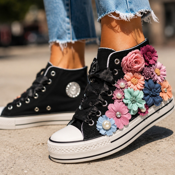 Wildflower Floral Sneakers