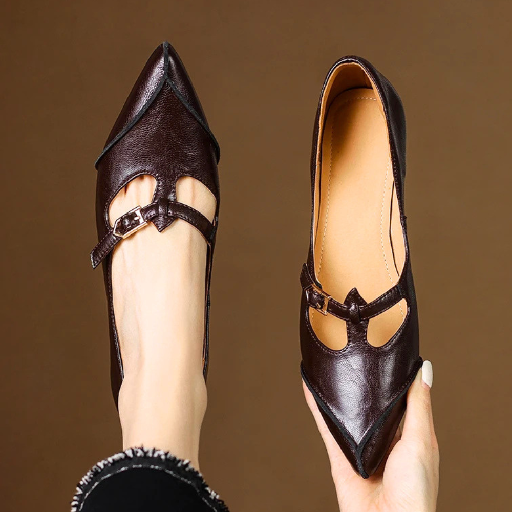 Vexa Leather Heels