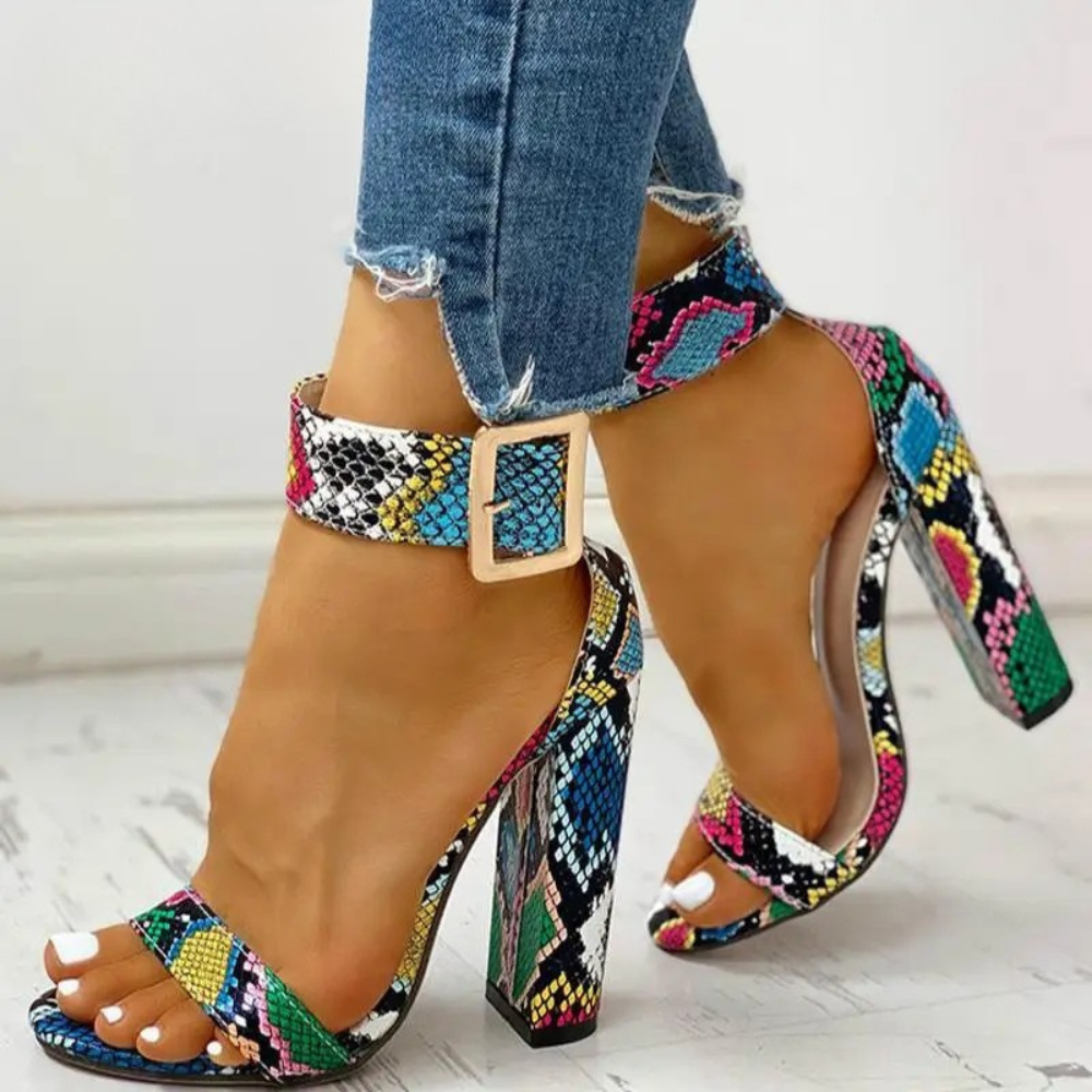 Maculata Block Heels
