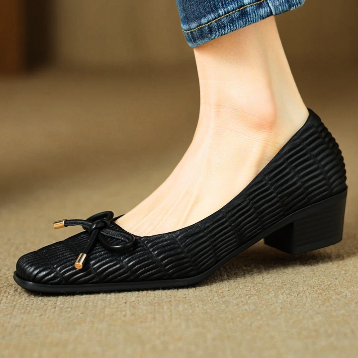 Carrara Ridged Leather Shoes