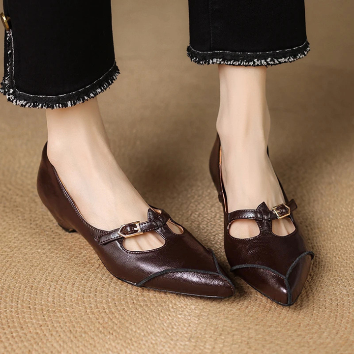 Vexa Leather Heels