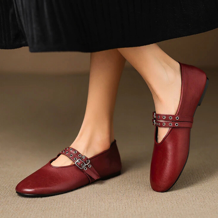 Valentina Buckle Flats