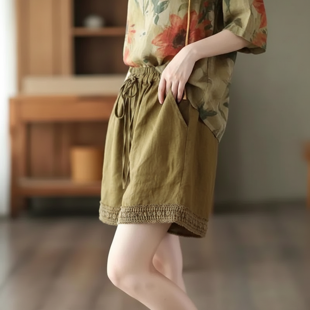 Veda Linen Shorts