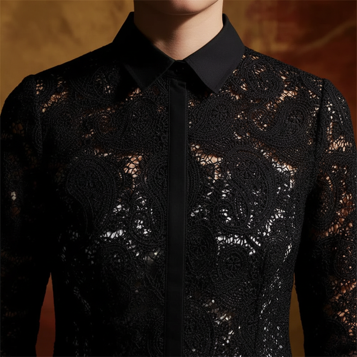 Vivienne Lace Button Shirt