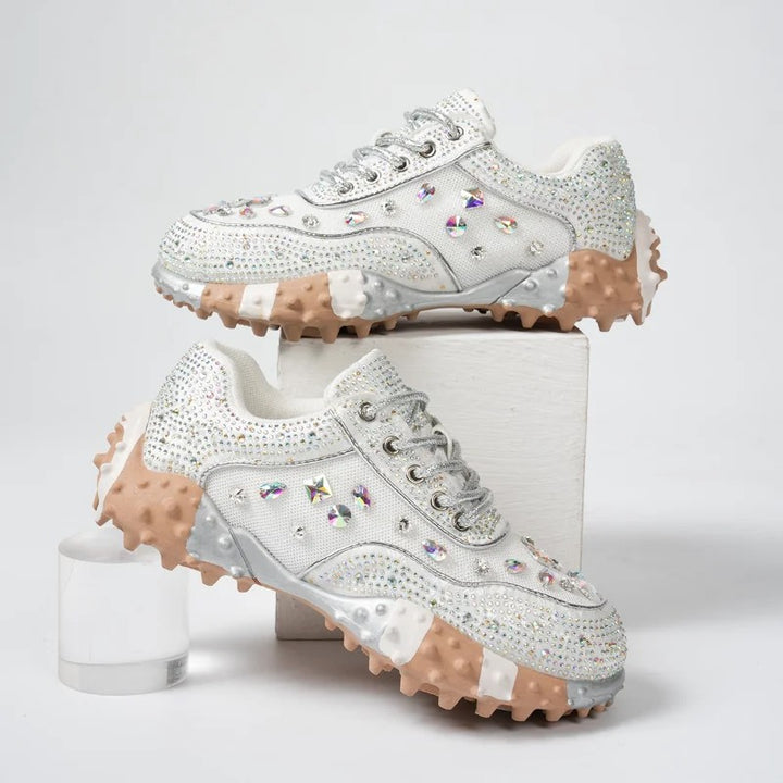 Gioiella Crystal Studded Sneakers