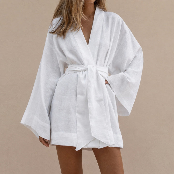 Amalfi Linen Wrap Robe — ce_pivot_front_04