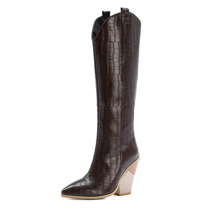 Cavalca Western Knee Boots