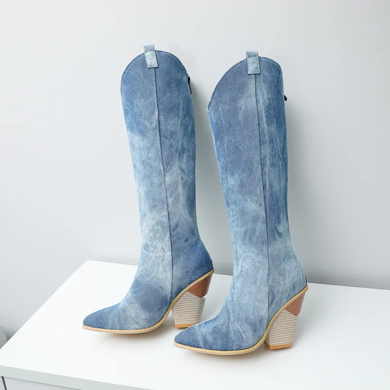 Cavalca Western Knee Boots