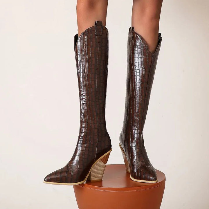 Cavalca Western Knee Boots