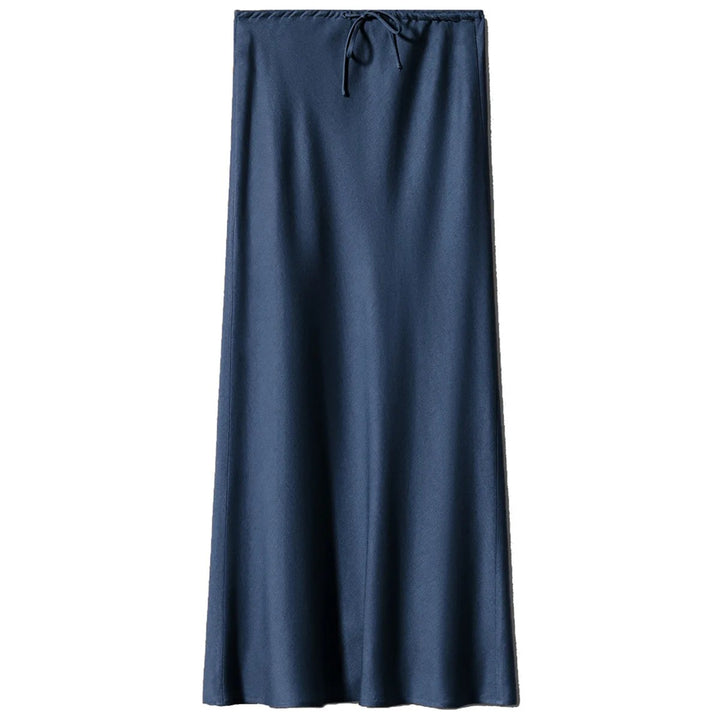 Ondine Drawstring Satin Skirt