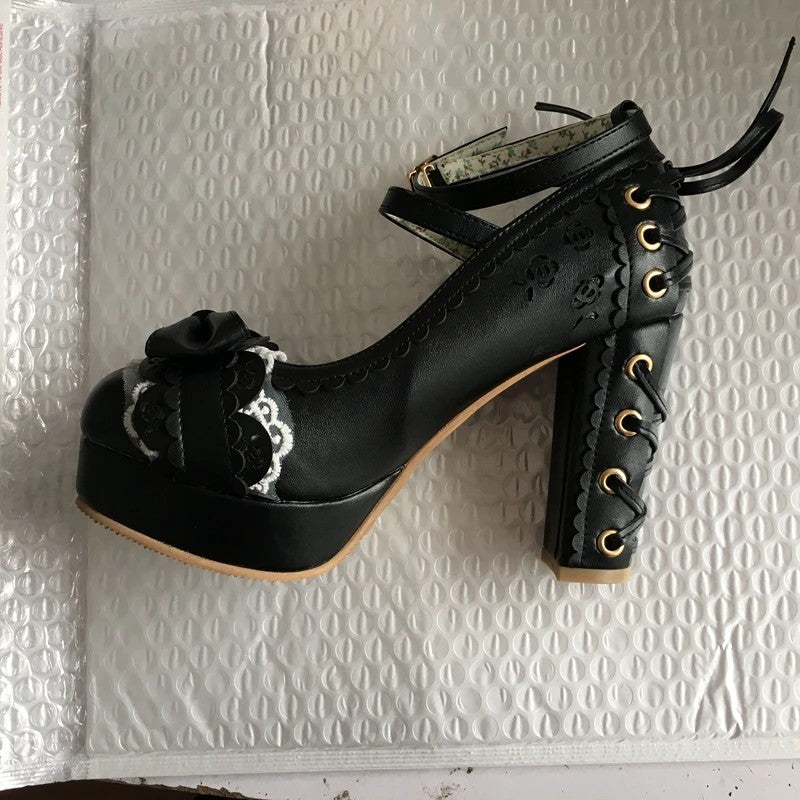 Belladonna Lolita Platform Pumps