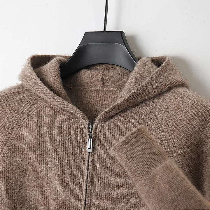 Ellsworth Hooded Wool Cardigan
