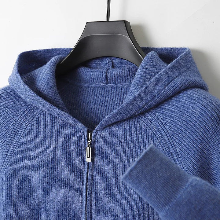 Ellsworth Hooded Wool Cardigan