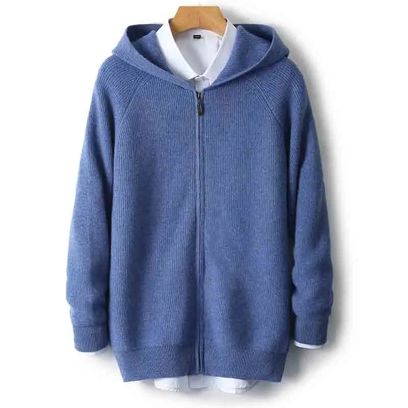 Ellsworth Hooded Wool Cardigan
