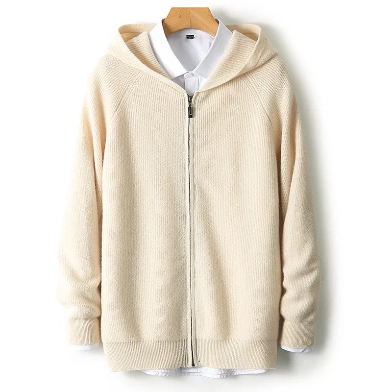 Ellsworth Hooded Wool Cardigan