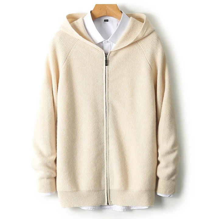 Ellsworth Hooded Wool Cardigan
