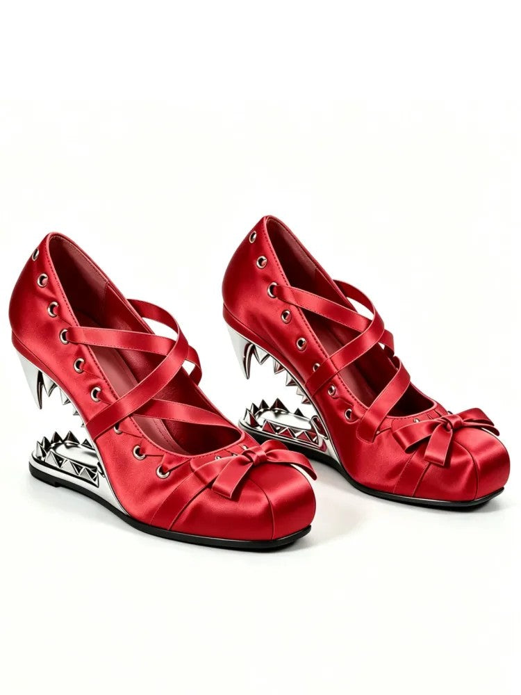 Vampira Fang-Heel Pumps