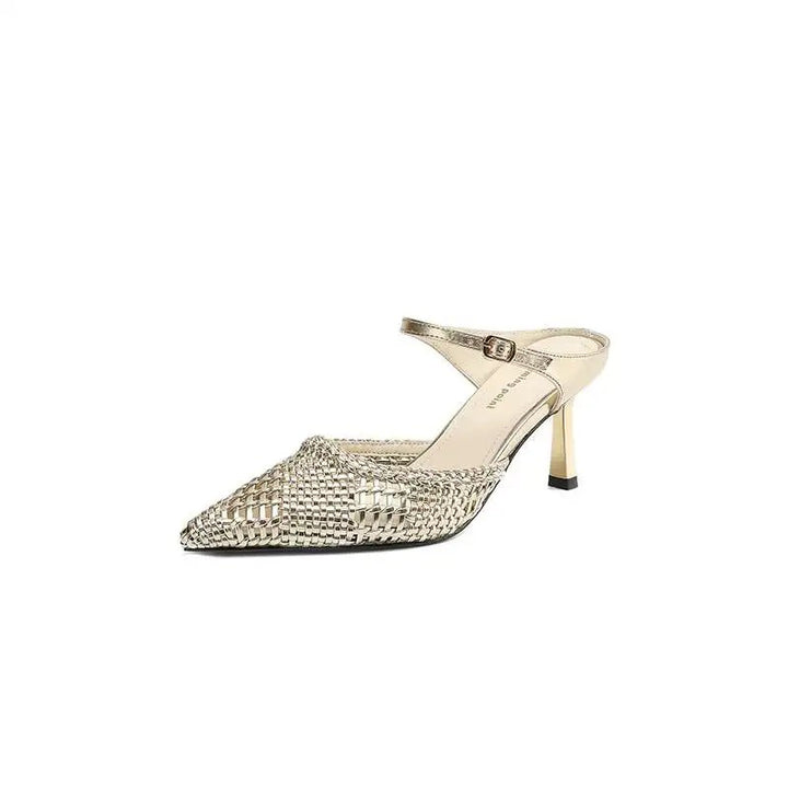 Bellagio Woven Mule Heels