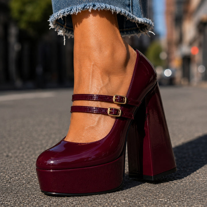 Baronessa Double-Buckle Platform Mary Janes — ce_brooklyn_s2_01