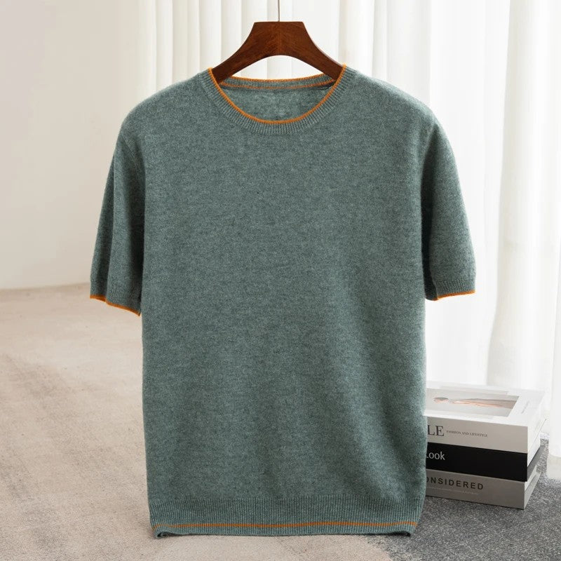 Tipline Colorblock Knit Tee