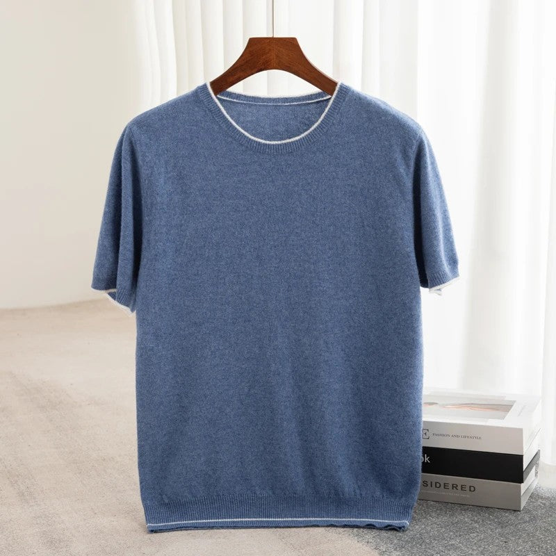 Tipline Colorblock Knit Tee
