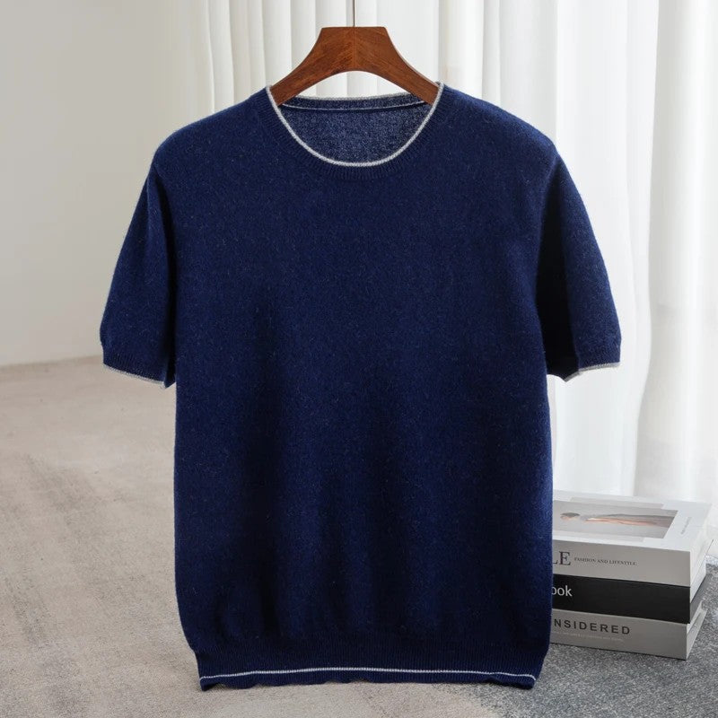 Tipline Colorblock Knit Tee