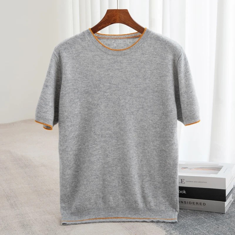 Tipline Colorblock Knit Tee
