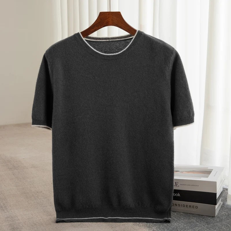 Tipline Colorblock Knit Tee