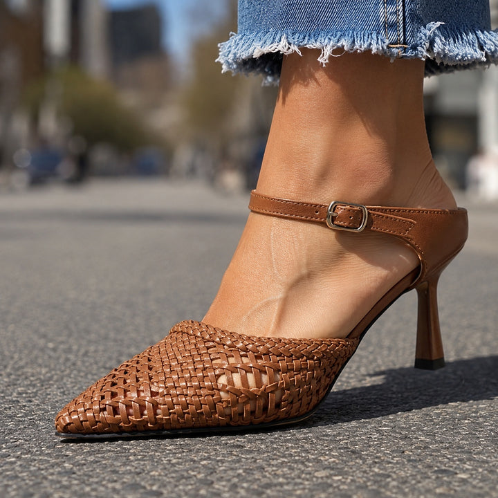 Bellagio Woven Mule Heels — ce_brooklyn_s2_01