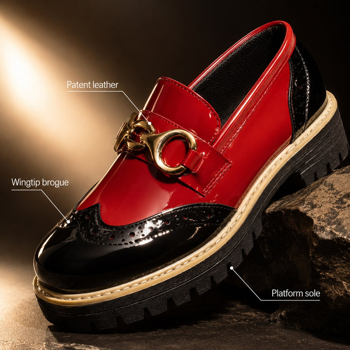 Bicolore Brogue Platform Loafers — ce_metastatic_03