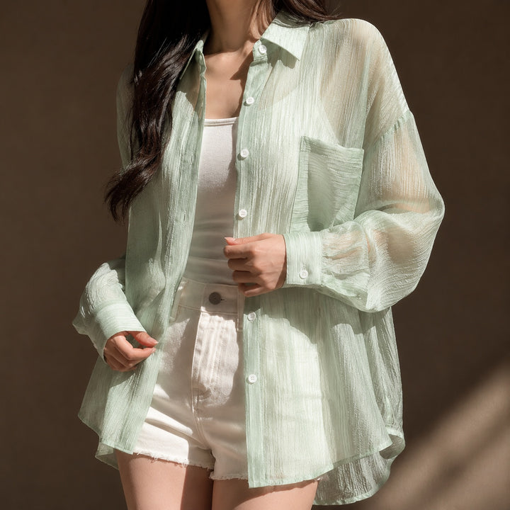 Brezzina Sheer Chiffon Shirt — ce_studio_01